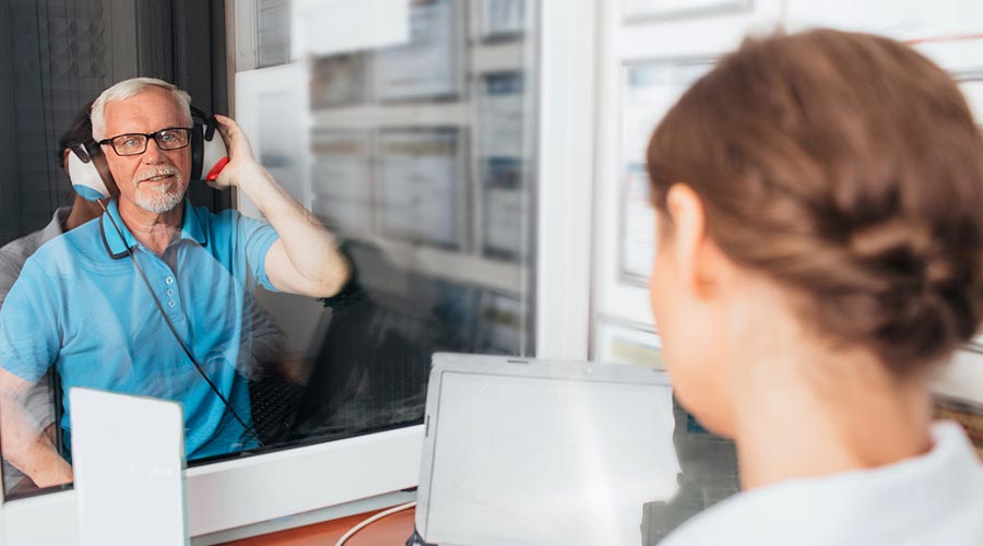 Évaluation de l'audition : fonctionnement du test auditif