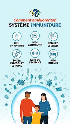 Améliore ton système immunitaire