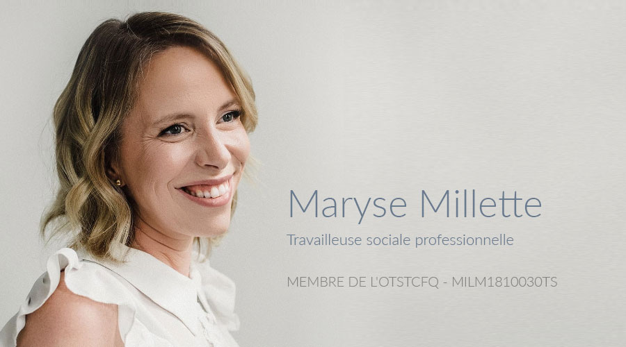 Maryse Millette, travailleuse sociale professionnelle