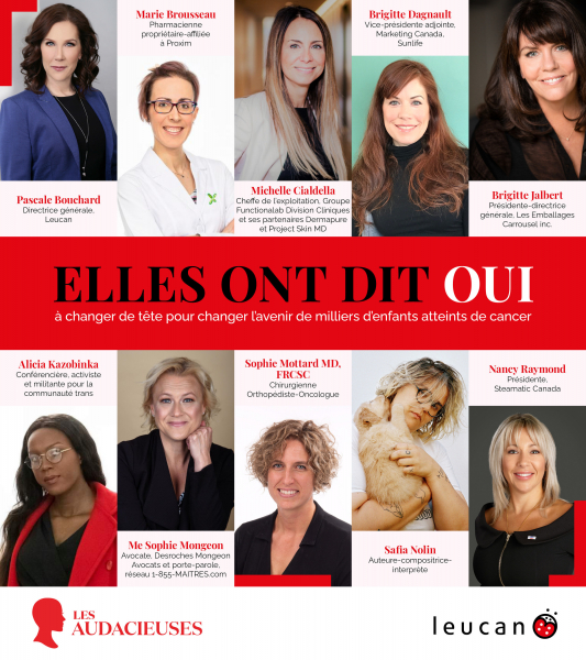 Les Audacieuses - 10 femmes inspirantes se raseront les cheveux dans le cadre du Défi têtes rasées Leucan